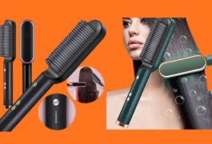 Escova alisadora 3 em 1