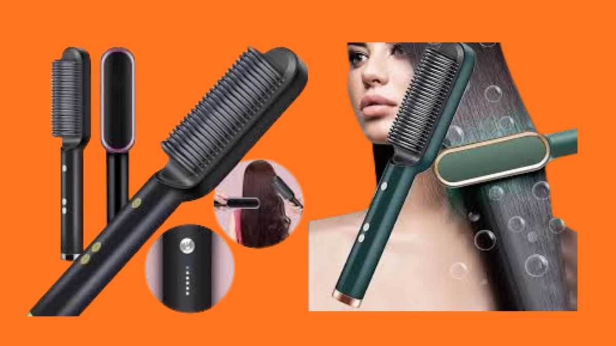 Escova alisadora 3 em 1